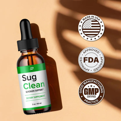 Indelo Sug Clean Drops – Extra Strength Glycogen Liquid Drops, 3-Pack