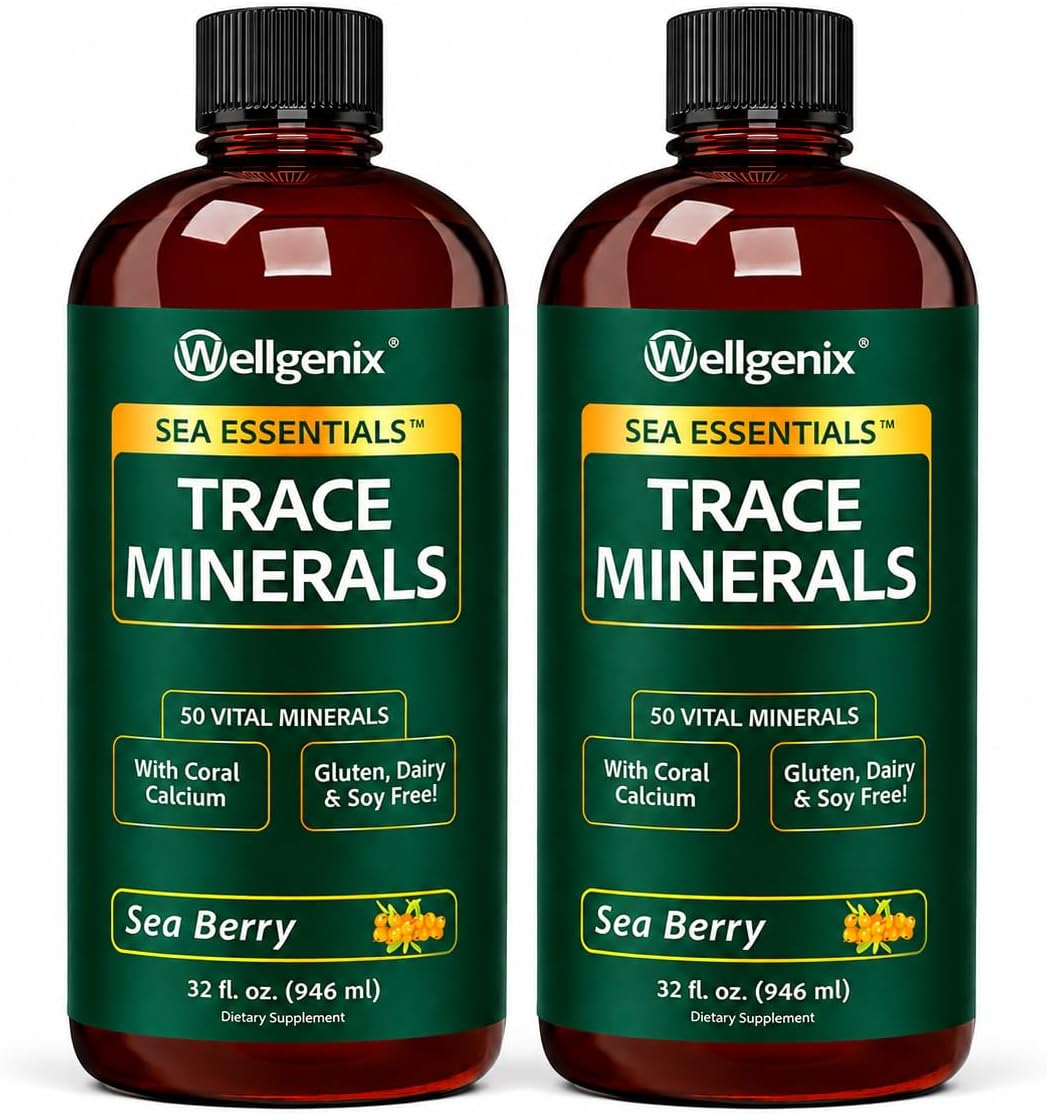 Wellgenix Sea Essentials Liquid Trace Minerals, 6-Pack, 946 ml Each - görsel 10