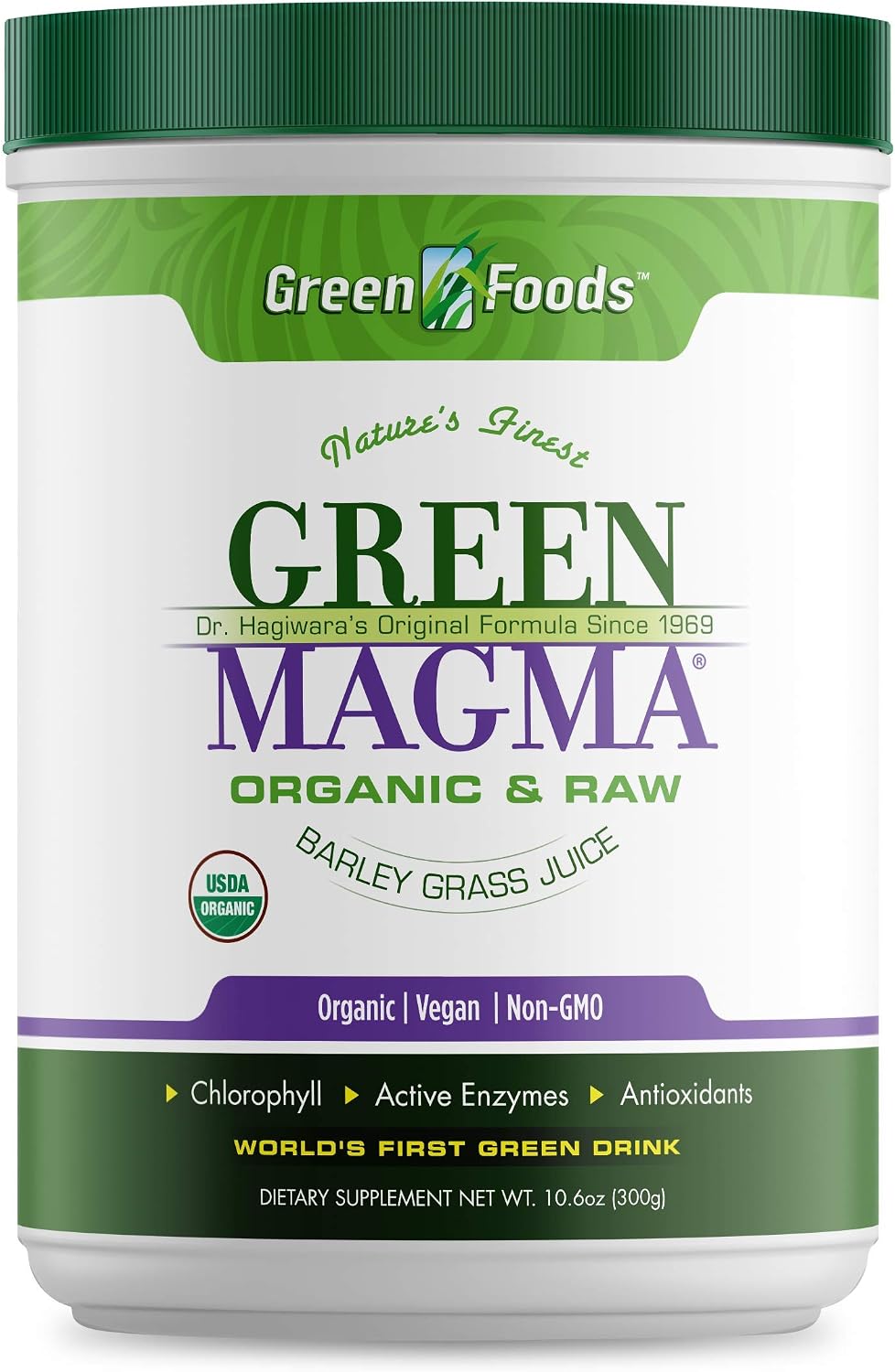Green Foods Green Magma Barley Grass Powder, 300 g - görsel 1