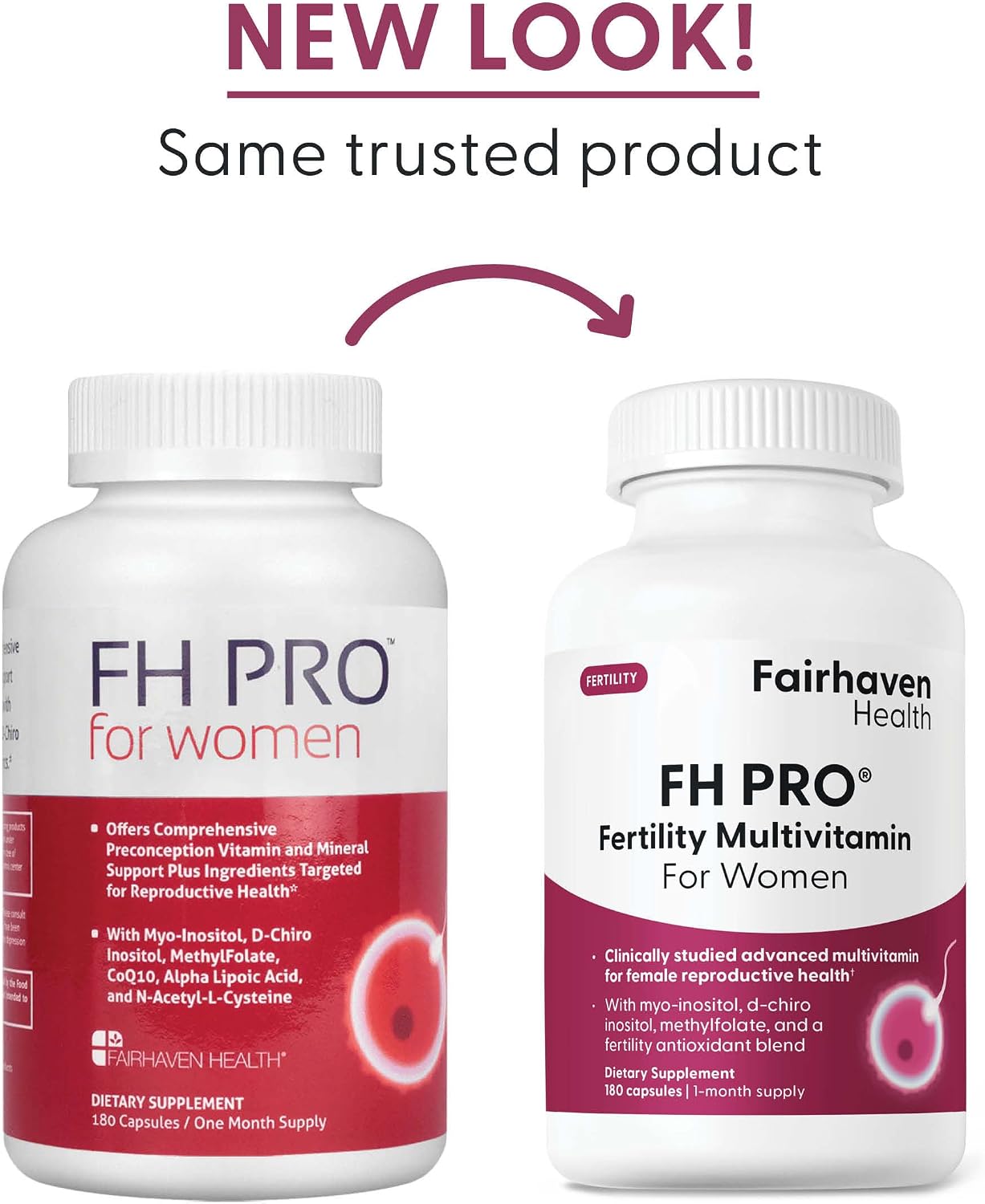 Fairhaven Health FH Pro for Women | Fertility Supplement with Myo-Inositol & CoQ10 | 180 Capsules - görsel 9