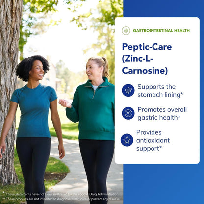 Pure Encapsulations Peptic-Care - Zinc-L-Carnosine - Gut Health & Antioxidant Supplement - Vegan & Gluten-Free - 60 Capsules