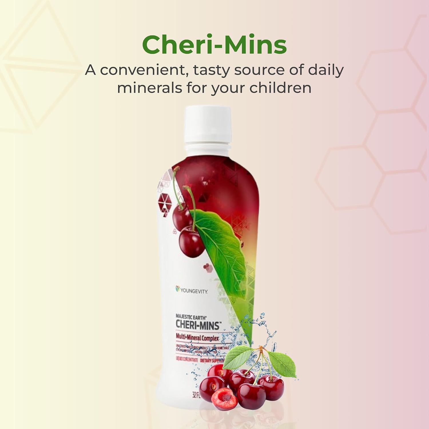 Youngevity Cheri-Mins Plant-Derived Liquid Minerals - 77+ Trace Minerals - Colloidal Humic Shale - 946 ml (32 fl oz) - görsel 2