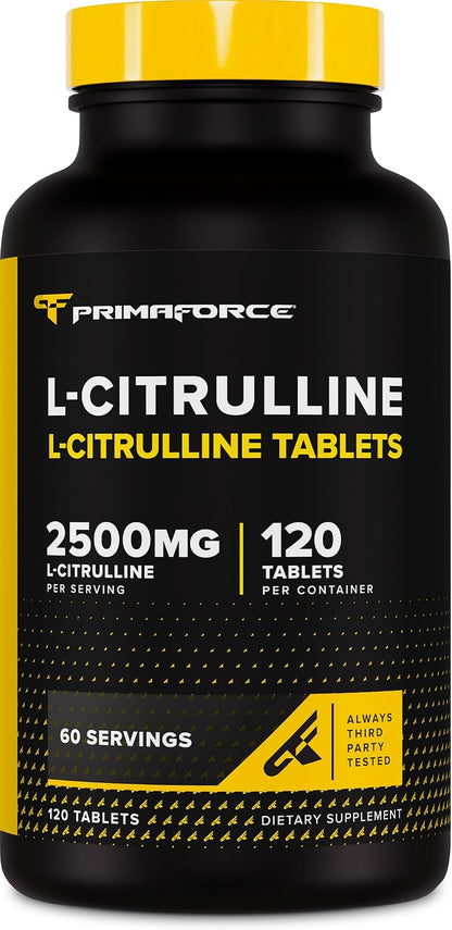 Primaforce L-Citrulline 2,500mg, 240 Tablets, 120 Servings