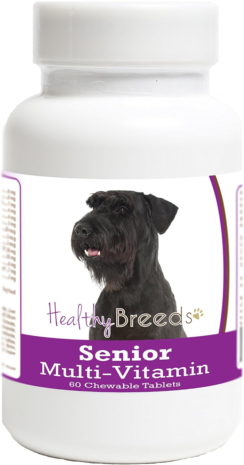 Healthy Breeds Giant Schnauzer Senior Dog Multivitamin Tablets 60 Count - görsel 1