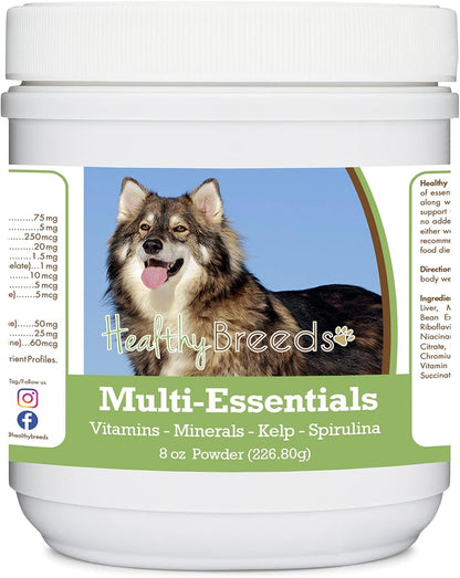 Healthy Breeds Petits Bassets Griffons Vendeen Multi-Essentials Powder for Dogs - an Ideal Supplement of Vitamins, Minerals & Antioxidants for Your Dog - 227 g