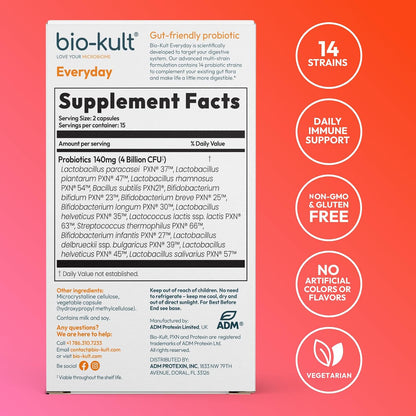 Bio-Kult Gut Health Probiotic Supplement – 14 Strains for Digestive & Immune Support