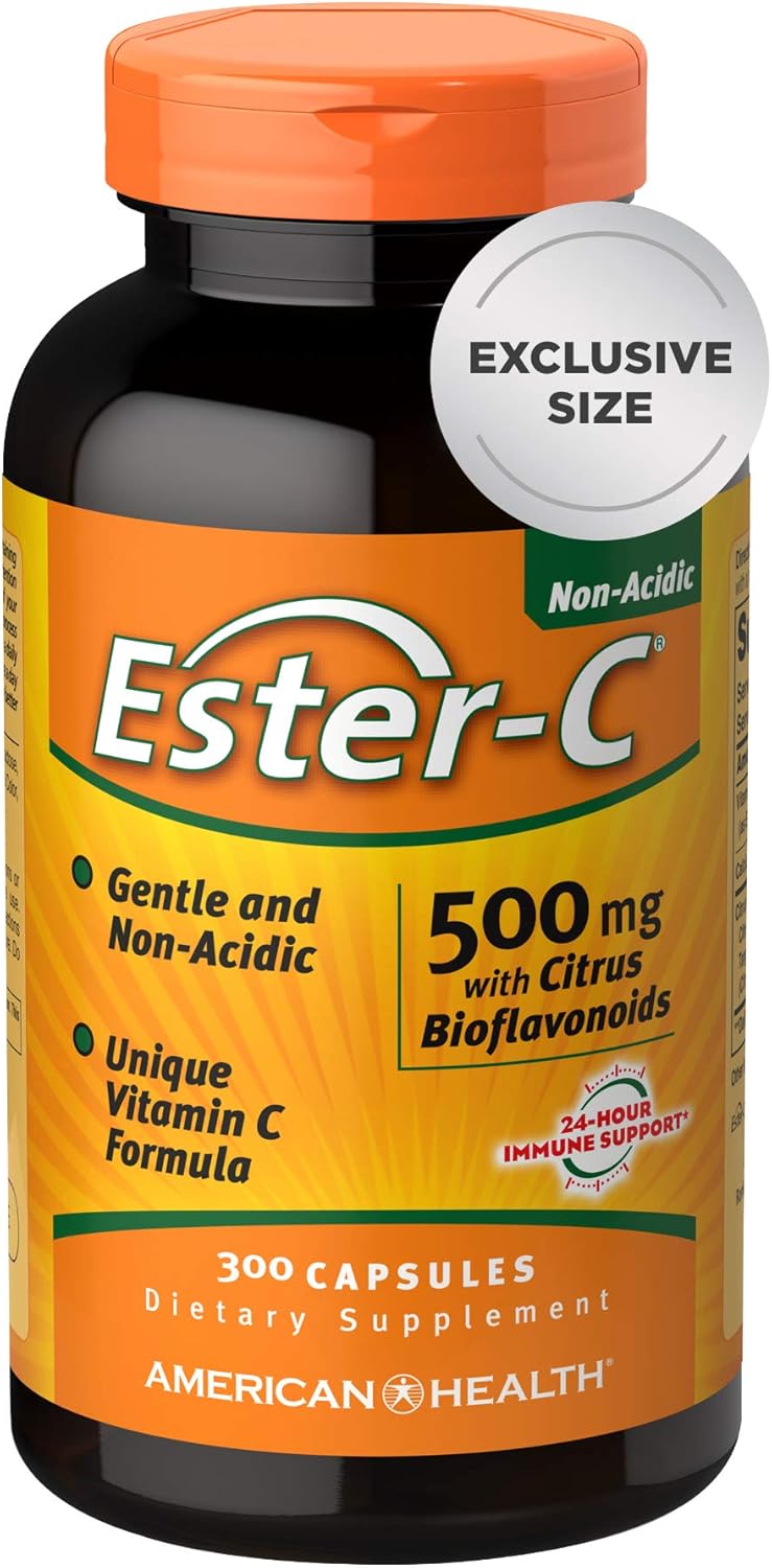 American Health Ester-C with Citrus Bioflavonoids - 500 mg, 60 Capsules - görsel 9