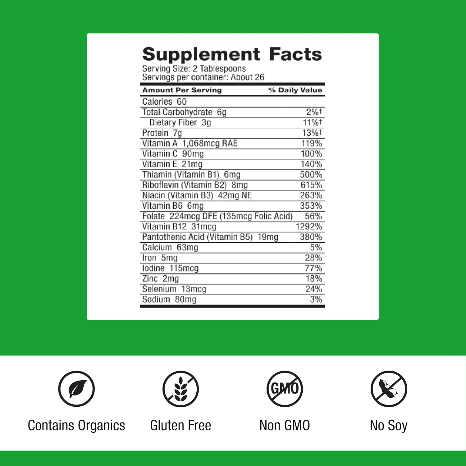 Dr. Schulze's SuperFood Plus – Whole Food Superfood Supplement for Daily Energy & Wellness - görsel 2