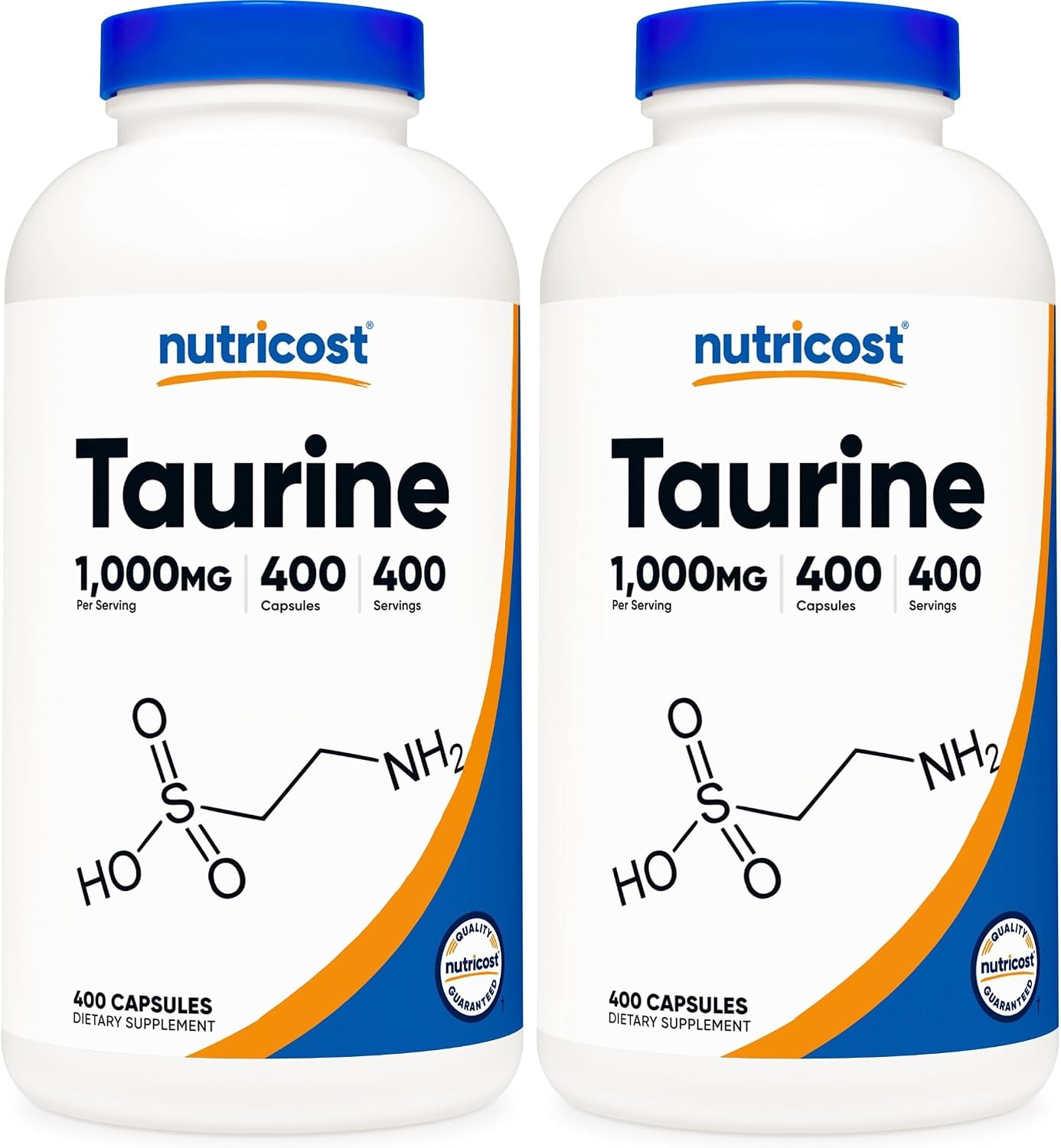 Nutricost Taurine 1000mg Capsules Supplement, 240 Capsules Per Bottle, Non-GMO & Gluten-Free - görsel 7