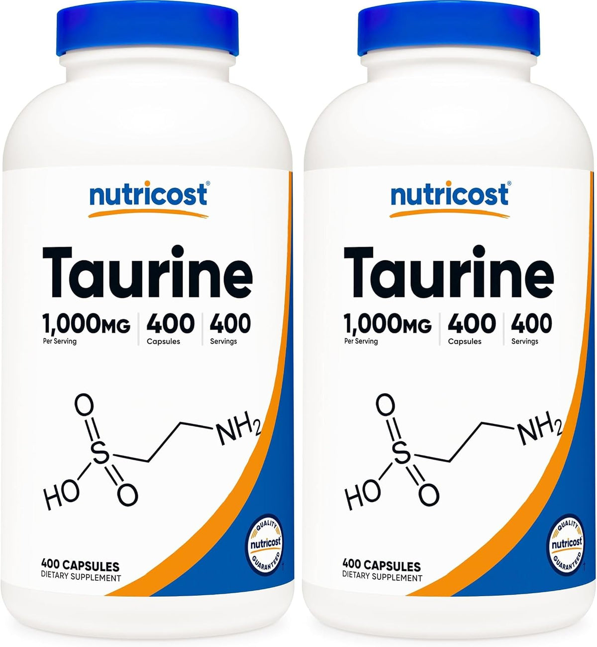 Nutricost Taurine 1000mg Capsules Supplement, 240 Capsules Per Bottle, Non-GMO & Gluten-Free - görsel 7