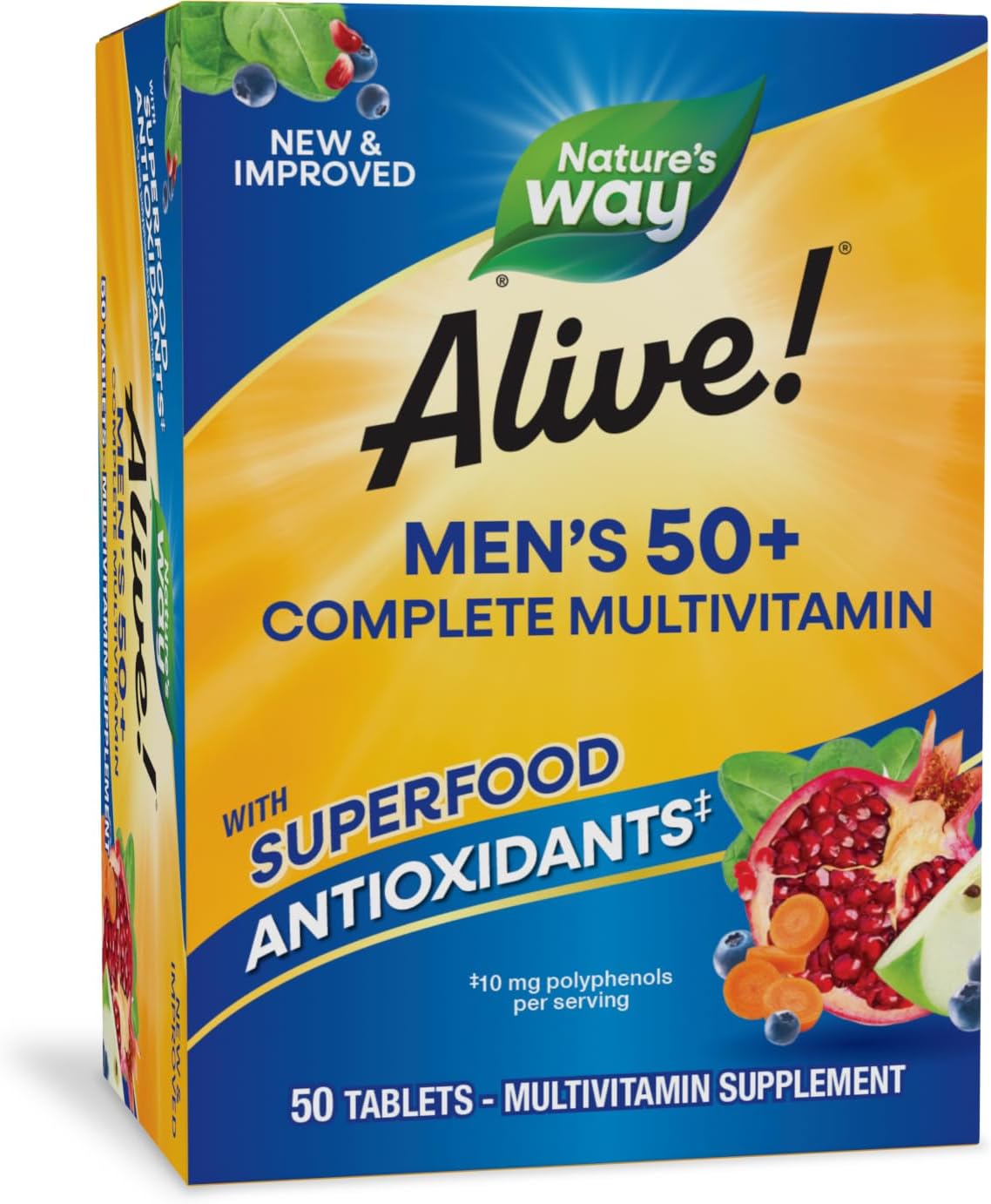 Nature's Way Alive! Men's 50+ Multivitamin Complete Tablets - görsel 1
