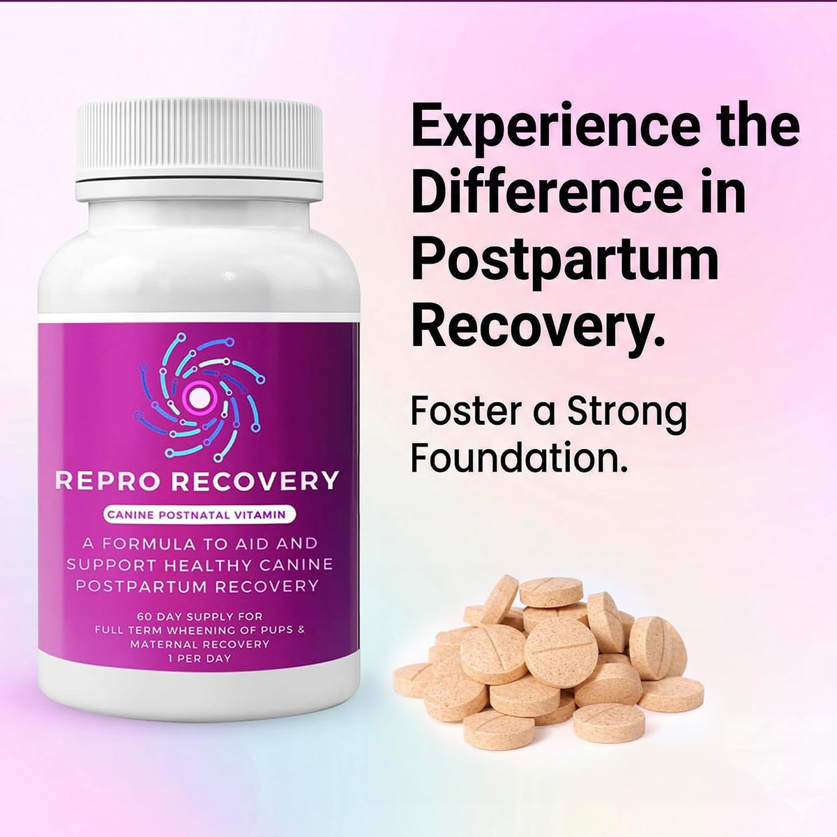 ReproNatal™ Canine Postnatal and Postpartum Vitamin Capsules (60-Day Supply) - görsel 5
