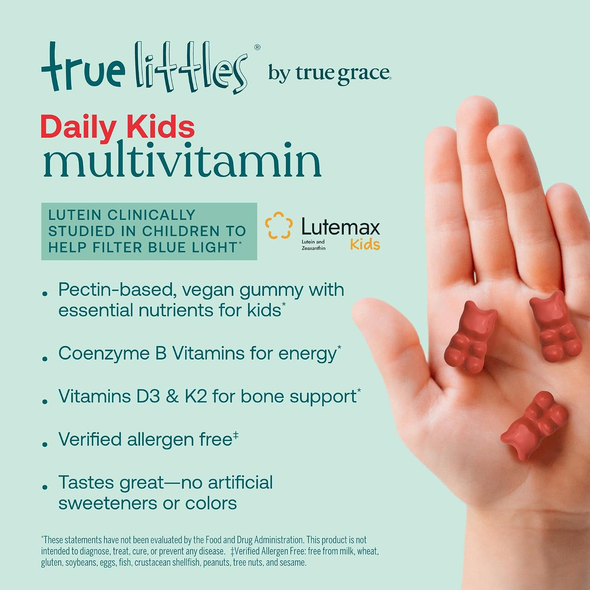 True Grace True Littles Daily Kids Multi - 120 Pectin Gummies - görsel 3