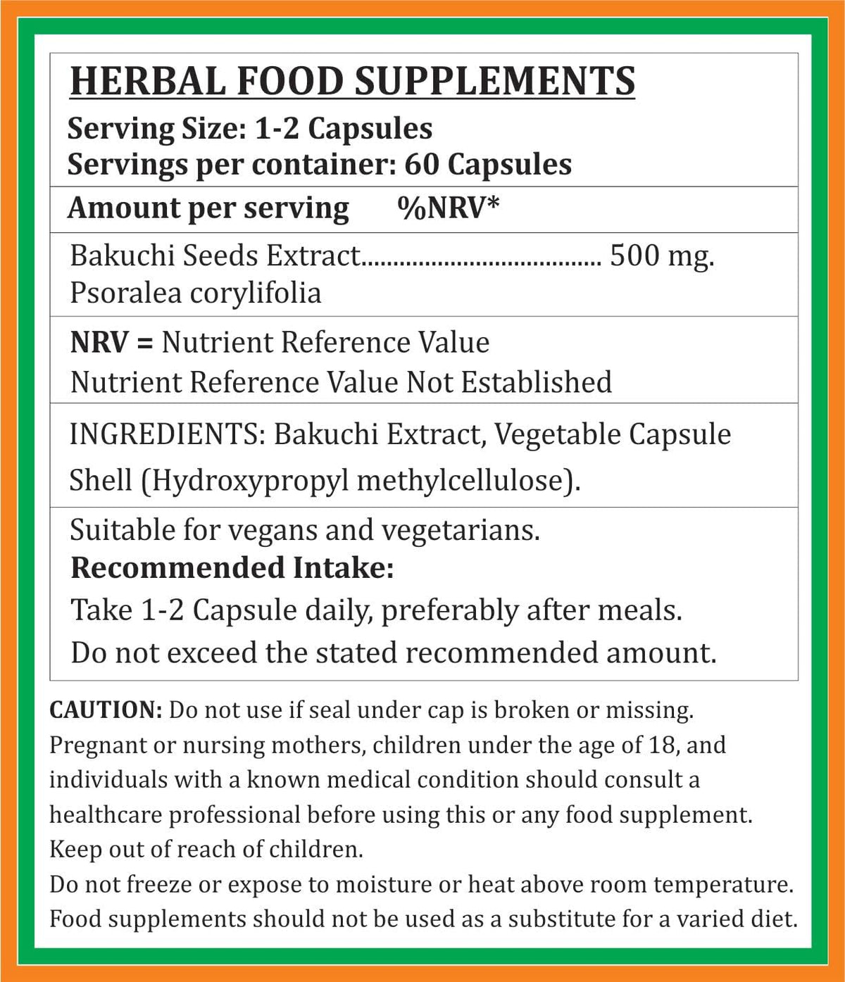 Bakuchi Forte Capsule 500 mg - 60 Veg Capsules - görsel 4