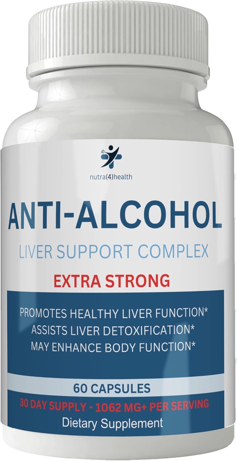 nutra4health Anti Alcohol Craving Supplement – 60 Capsules - görsel 1