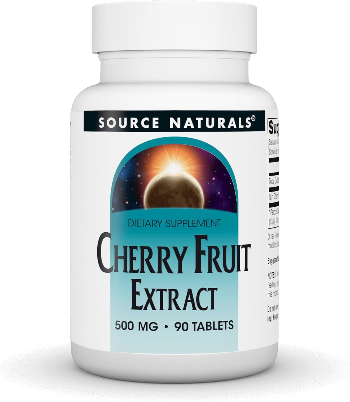 Source Naturals Cherry Fruit Extract – 500 mg, 90 Vegetarian Tablets - görsel 1