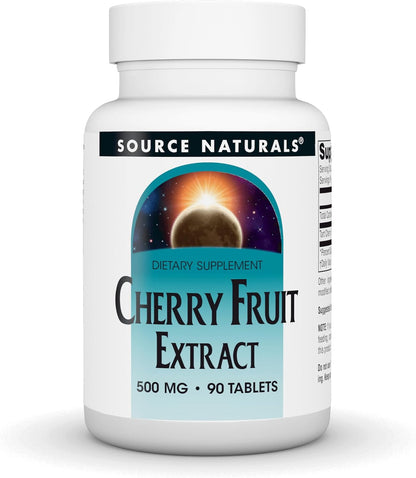Source Naturals Cherry Fruit Extract – 500 mg, 90 Vegetarian Tablets