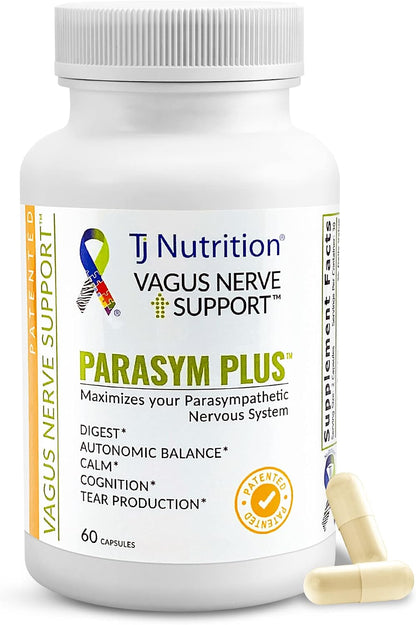 Parasym Plus Vagus Nerve Formula – Patented Digestive & Brain Supplement, 60 Capsules