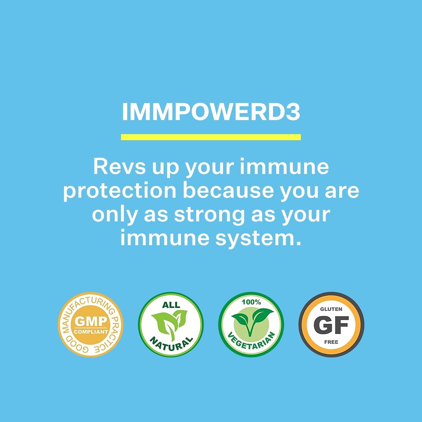 American BioSciences ImmpowerD3 AHCC + Vitamin D3, 30 Capsules - görsel 6
