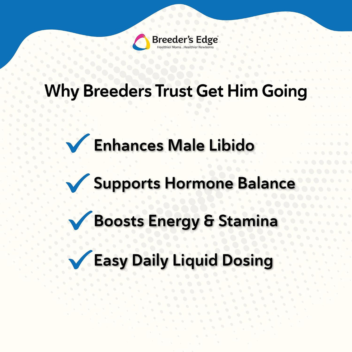 Breeder’s Edge Get Him Going, Reproductive Performance Supplement for Male Dogs and Cats, Supports Libido, Energy, Hormone Balance and Fertility, Horny Goat Weed, Maca, Ashwagandha, Made in USA, 30 ml - görsel 5