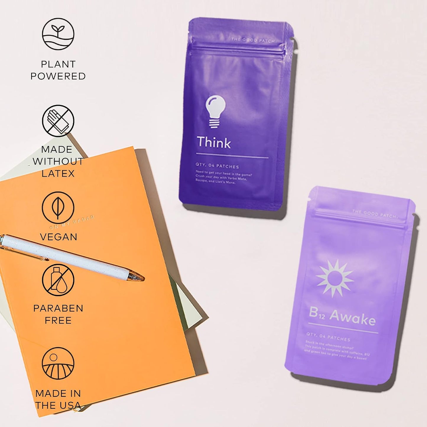 The Good Patch Weekday Hustle Duo - Awake B12 and Think Patches - görsel 5