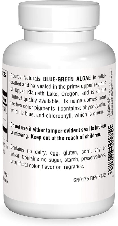 Source Naturals Blue-Green Algae from Klamath Lake - 113g Powder