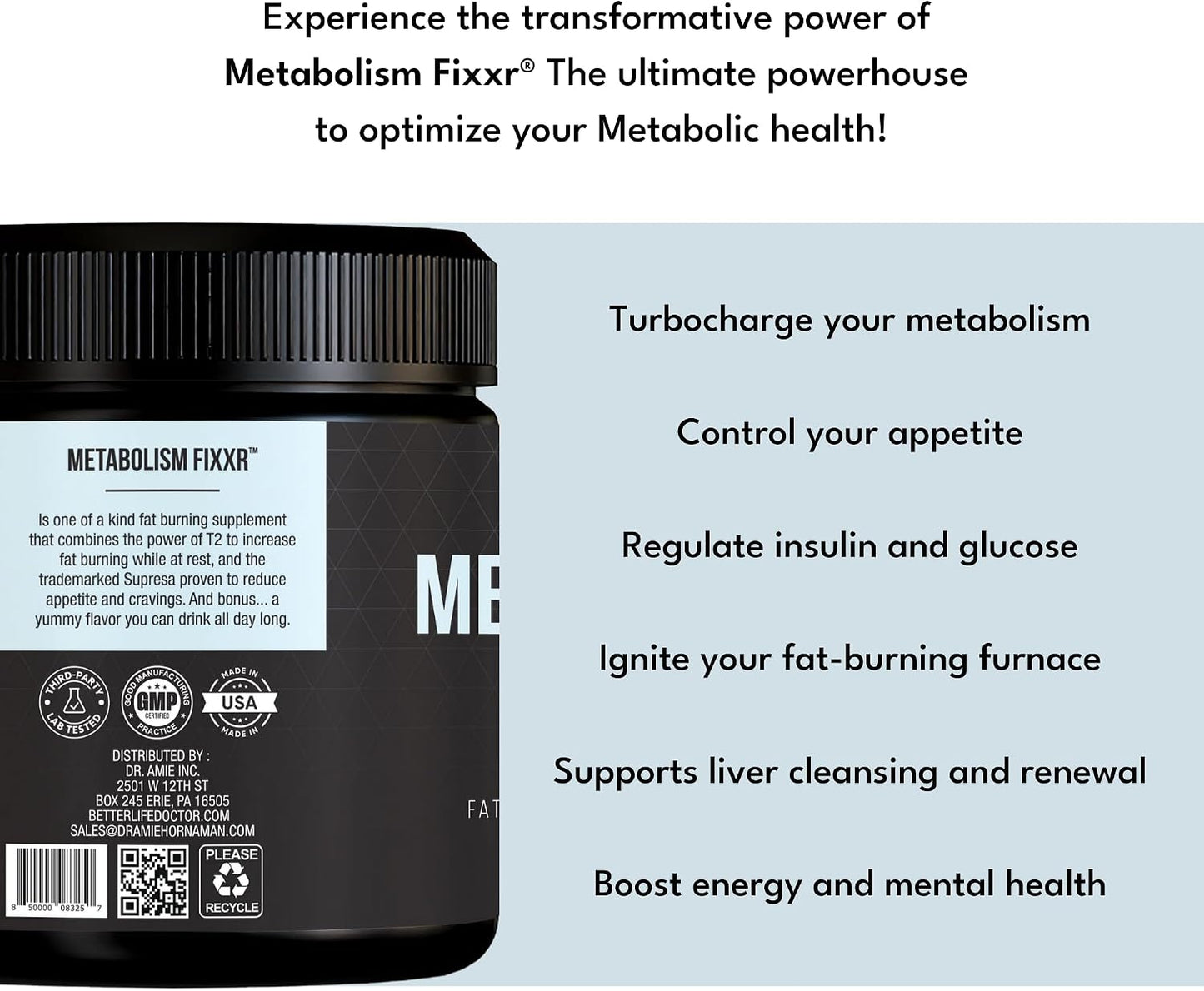 Fixxr Metabolism support by Dr. Amie – Orange Crush Flavour (30 Servings) - görsel 4