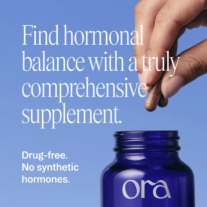 Ora Organic Hormone Balance Supplement for Women – with Ashwagandha, Maca and Burdock Root