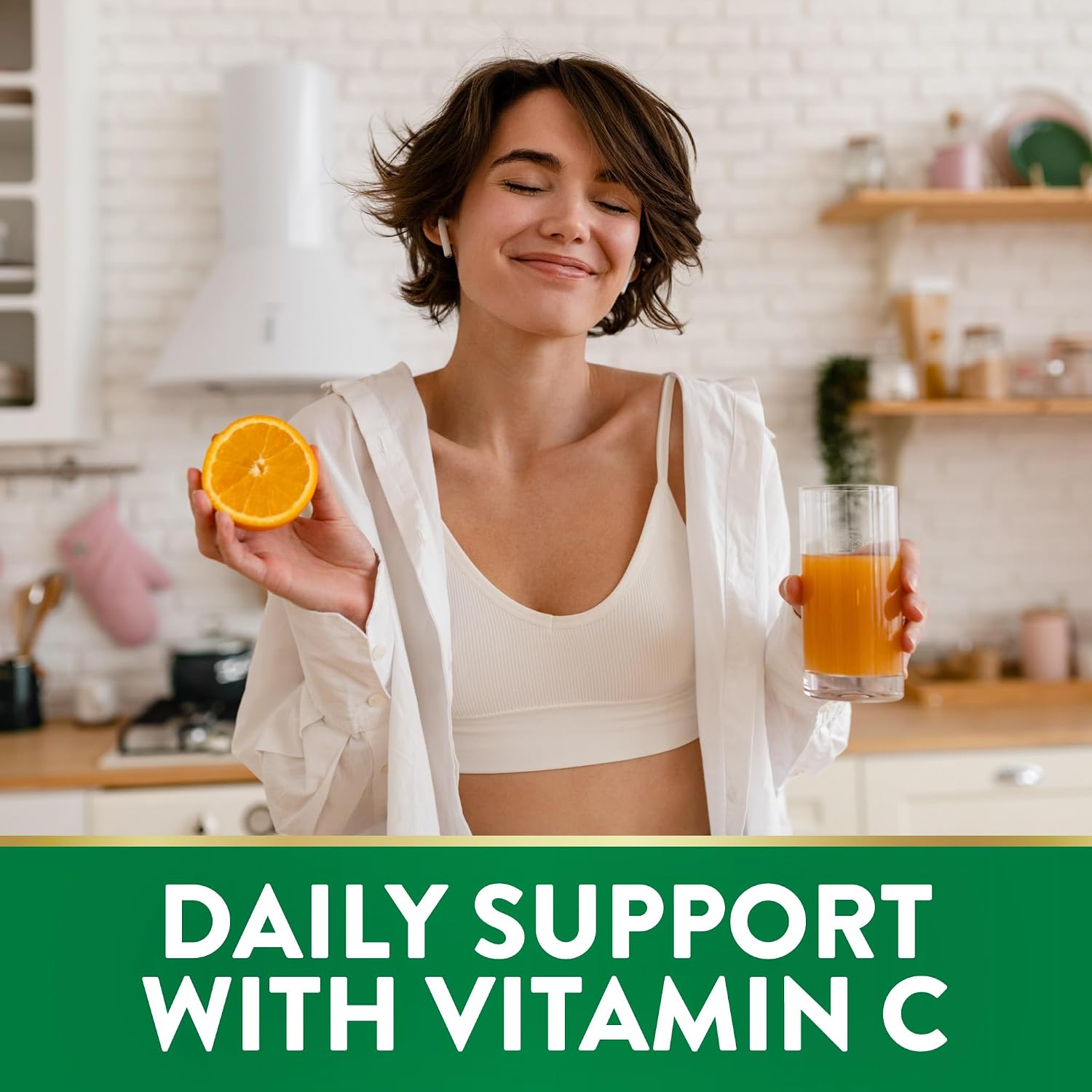 Nature's Truth Chewable Vitamin C with Rose Hips - 1000 mg, 60 Chewable Tablets - görsel 4