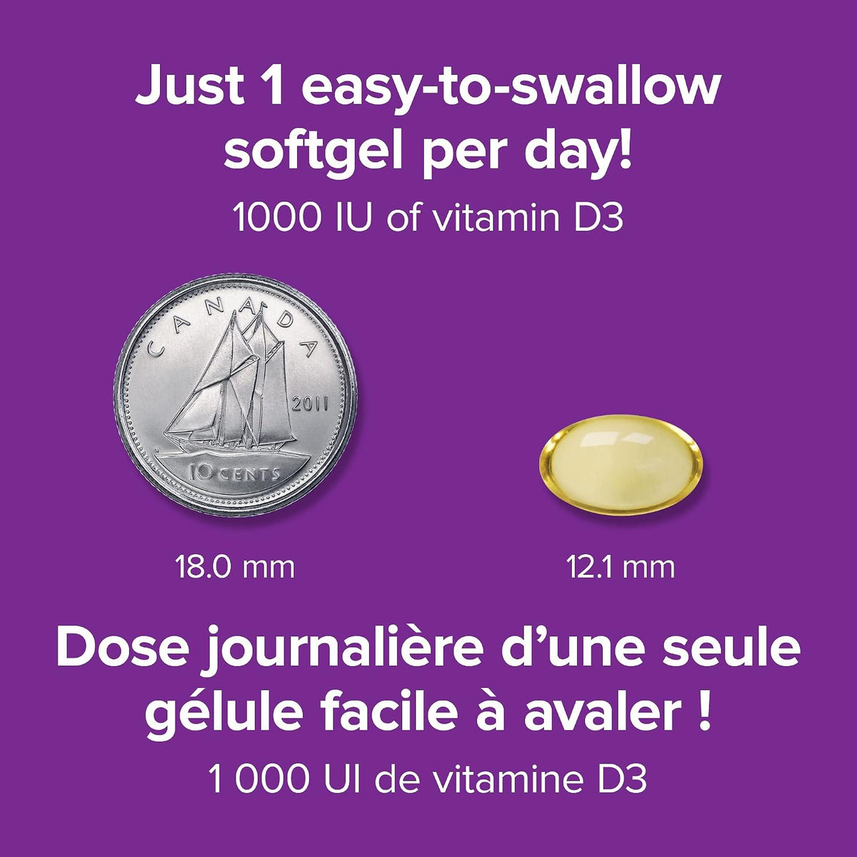 Webber Naturals Vitamin D3 1000 IU, 375 Softgels - görsel 5
