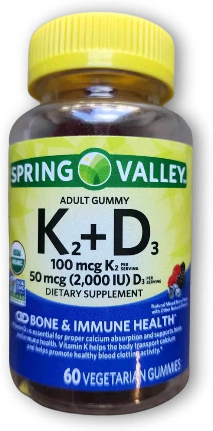 Fusion Shop Store Vitamin D3 and K2 Gummies for Adults – 60 Gummies - görsel 7
