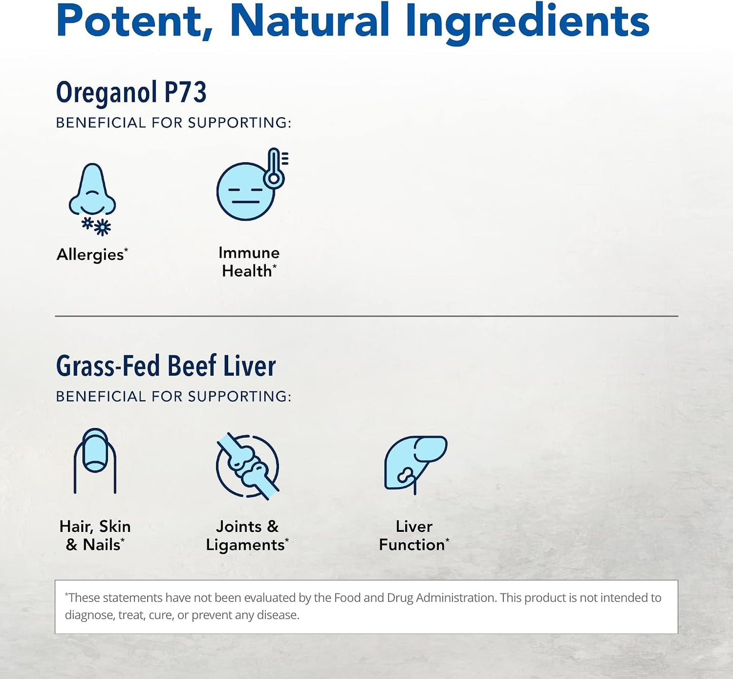 NORTH AMERICAN HERB & SPICE PurelyLiver - 150 Capsules - Grass-Fed Beef Liver with Vitamin A, B12 & Iron - görsel 3