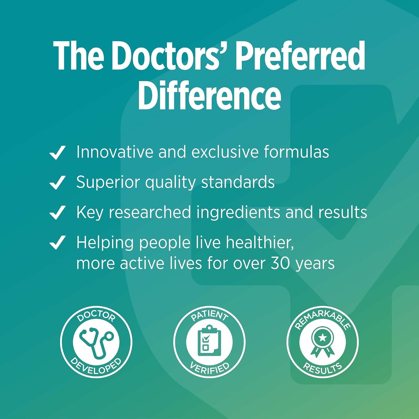 DOCTORS' PREFERRED Daily5 Multivitamin for Women and Men, Clinically Validated Ingredients, Heart, Joints, Circulation, 90 Vegan Capsules - görsel 7