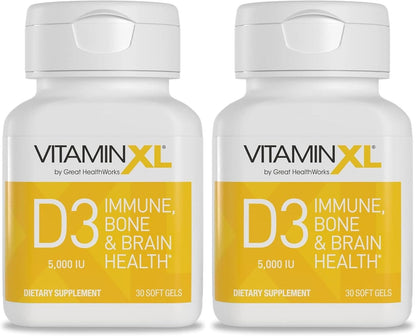 OmegaXL VitaminXL D3 High Strength Vitamin D 5000 IU - 30 Softgels