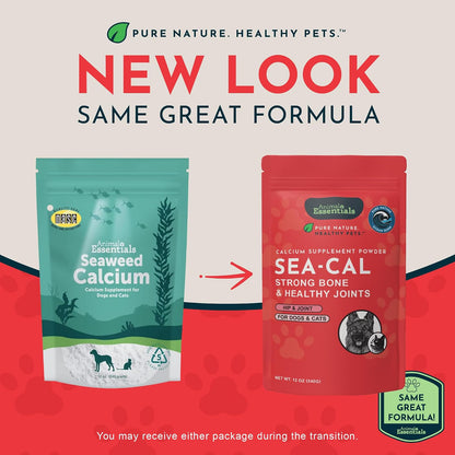 Sea-Cal Pure Seaweed Calcium Powder for Dogs – Added magnesium – supports absorption and overall mineral balance – Image 2