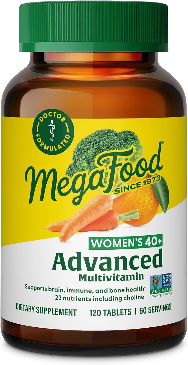 MegaFood Women's 40+ Advanced Multivitamin - 120 Tablets - görsel 1