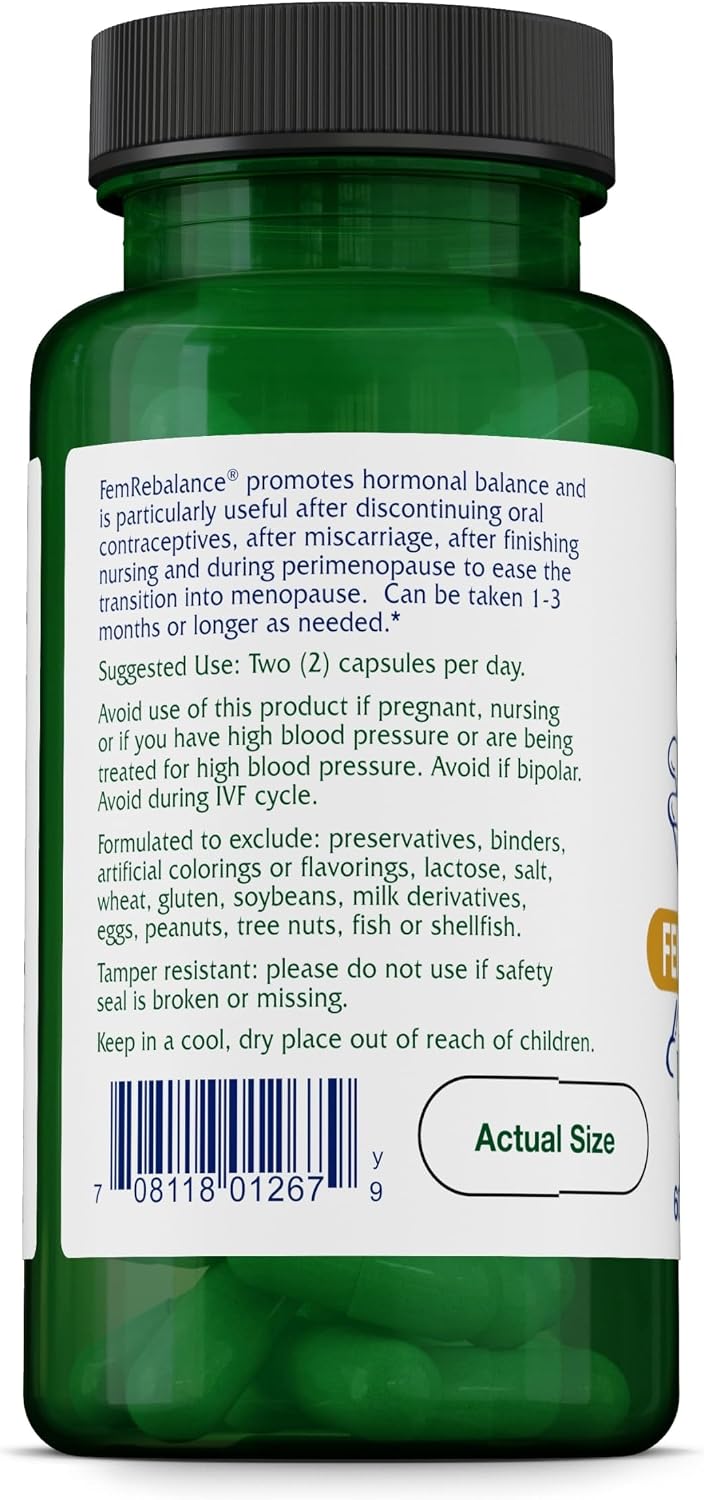 Vitanica FemRebalance – Hormone Balance Support with Borage Oil & Maca Root - görsel 3