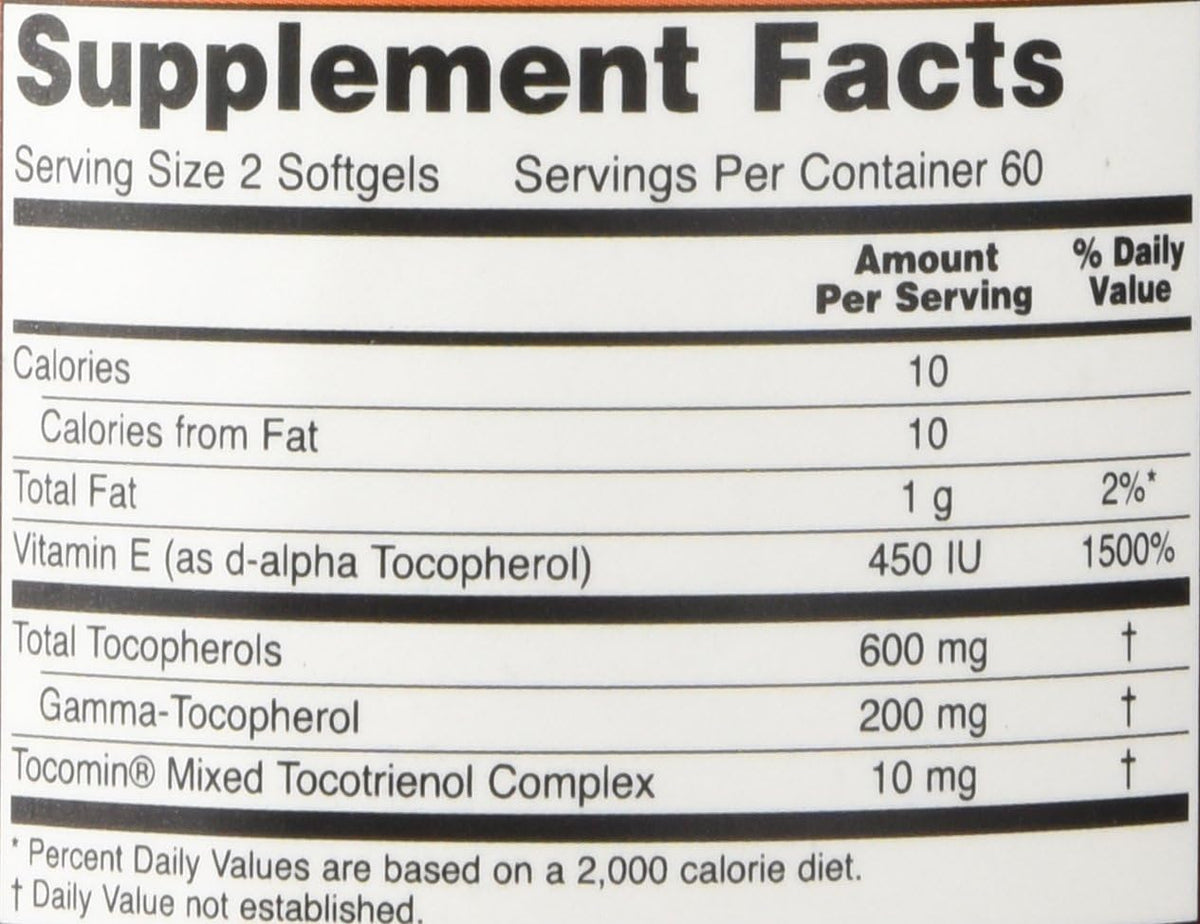 NOW Foods, Gamma E Complex, 120 Softgels - görsel 2