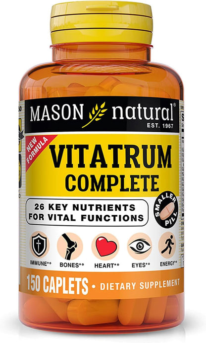 MASON NATURAL Vitatrum Complete Multivitamin & Multimineral, 150 Tablets