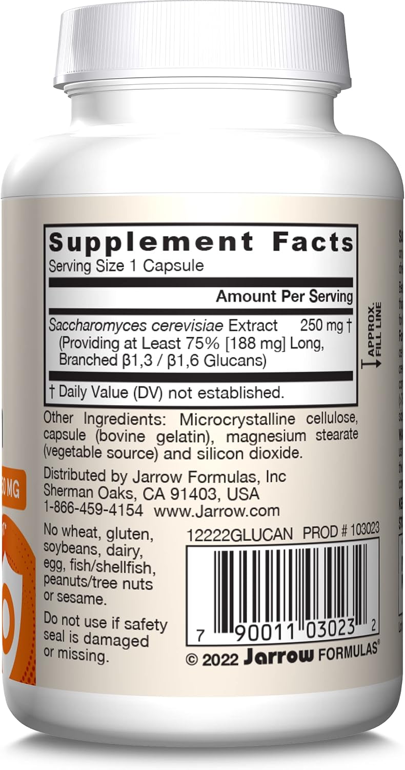 Jarrow Formulae Beta Glucan – Immune Support (60 Capsules) - görsel 9
