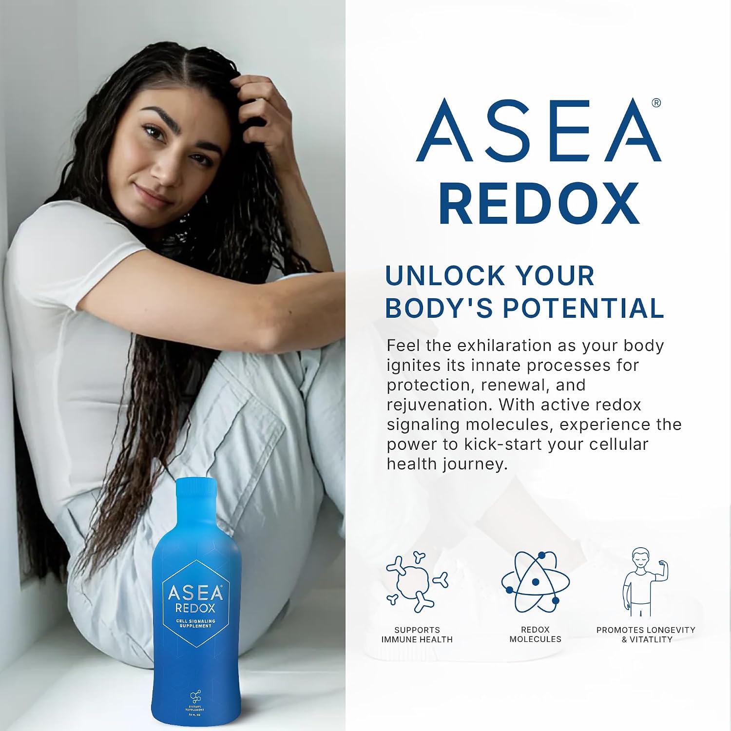 ASEA REDOX Cell Signalling Supplement - 4 Pack - görsel 4