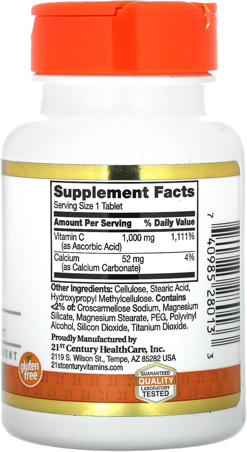 21st Century Vitamin C, 1,000 mg, 60 Tablets - görsel 2