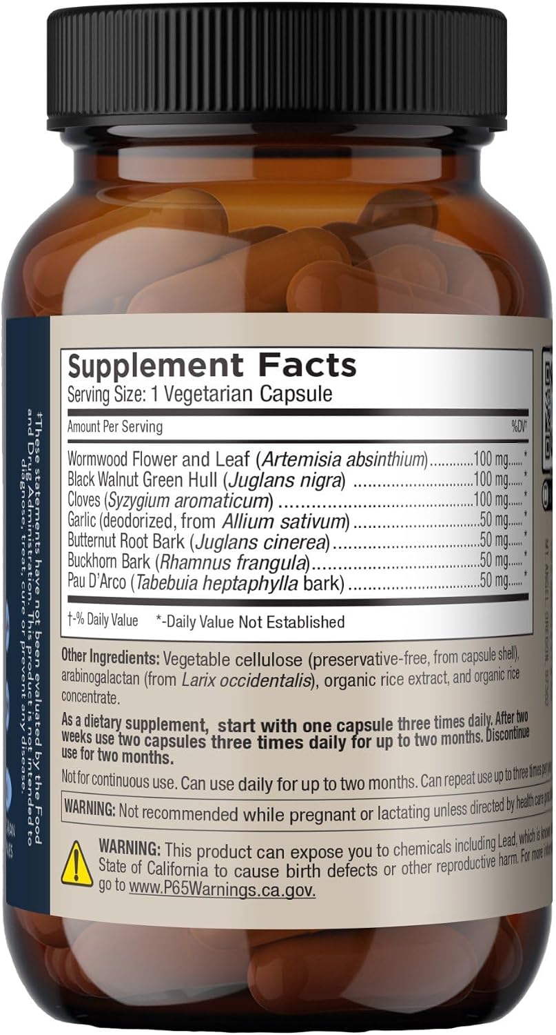 Mt. Angel Vitamins Para Response - Intestinal Health Support with Black Walnut, Wormwood and Cloves - görsel 2