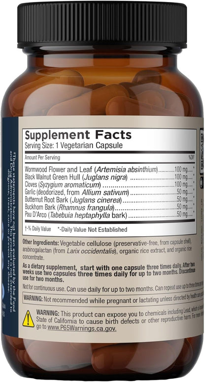 Mt. Angel Vitamins Para Response - Intestinal Health Support with Black Walnut, Wormwood and Cloves