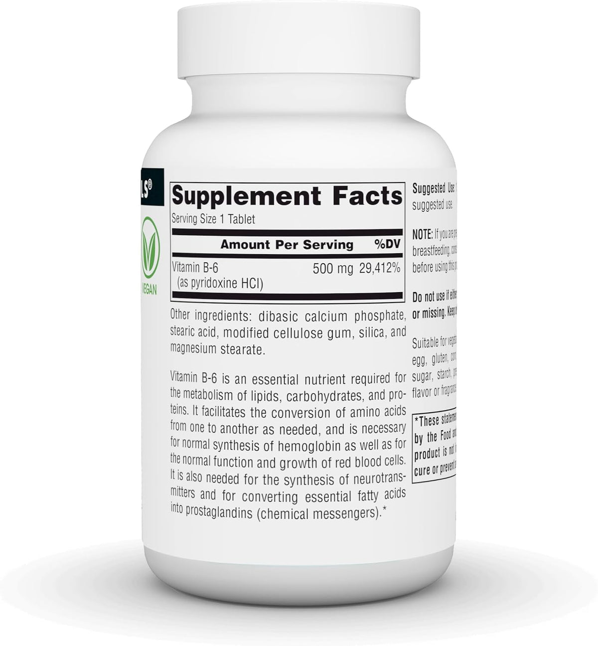 Source Naturals Vitamin B-6 500 mg, 100 Tablets - görsel 3