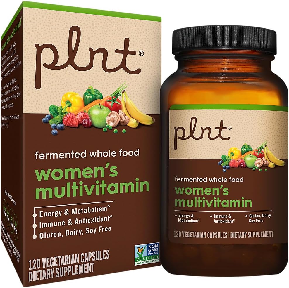 plnt Fermented Whole Food Women's Multivitamin (120 Vegan Capsules) - görsel 1