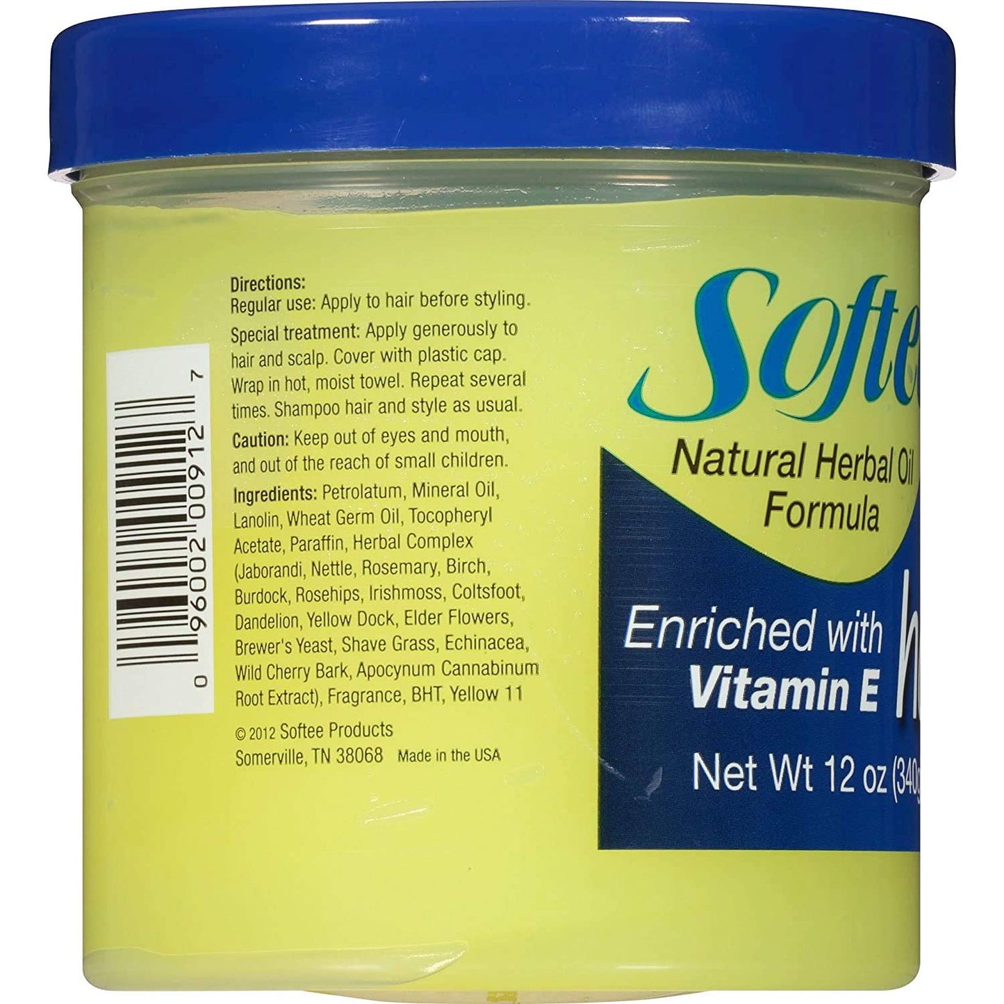 Softee Hair Food with Vitamin E 340g, Pack of 3 - görsel 2