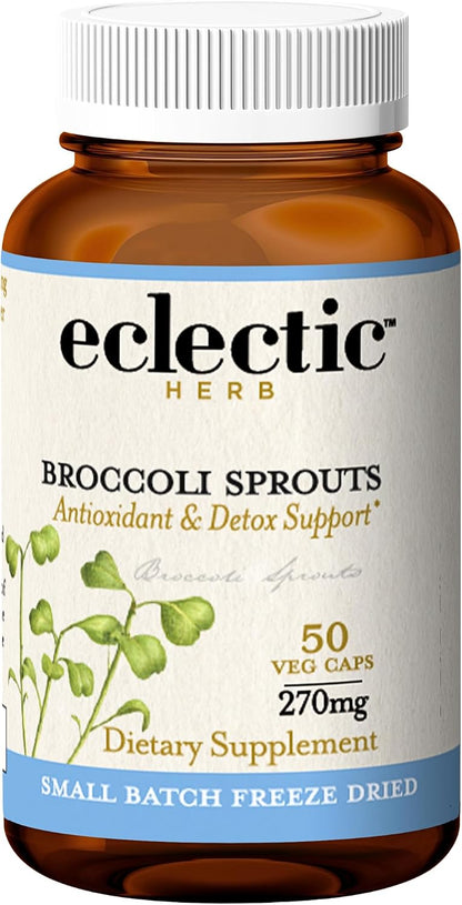 Organic Broccoli Sprouts – Freeze-Dried Superfood, 100 Capsules