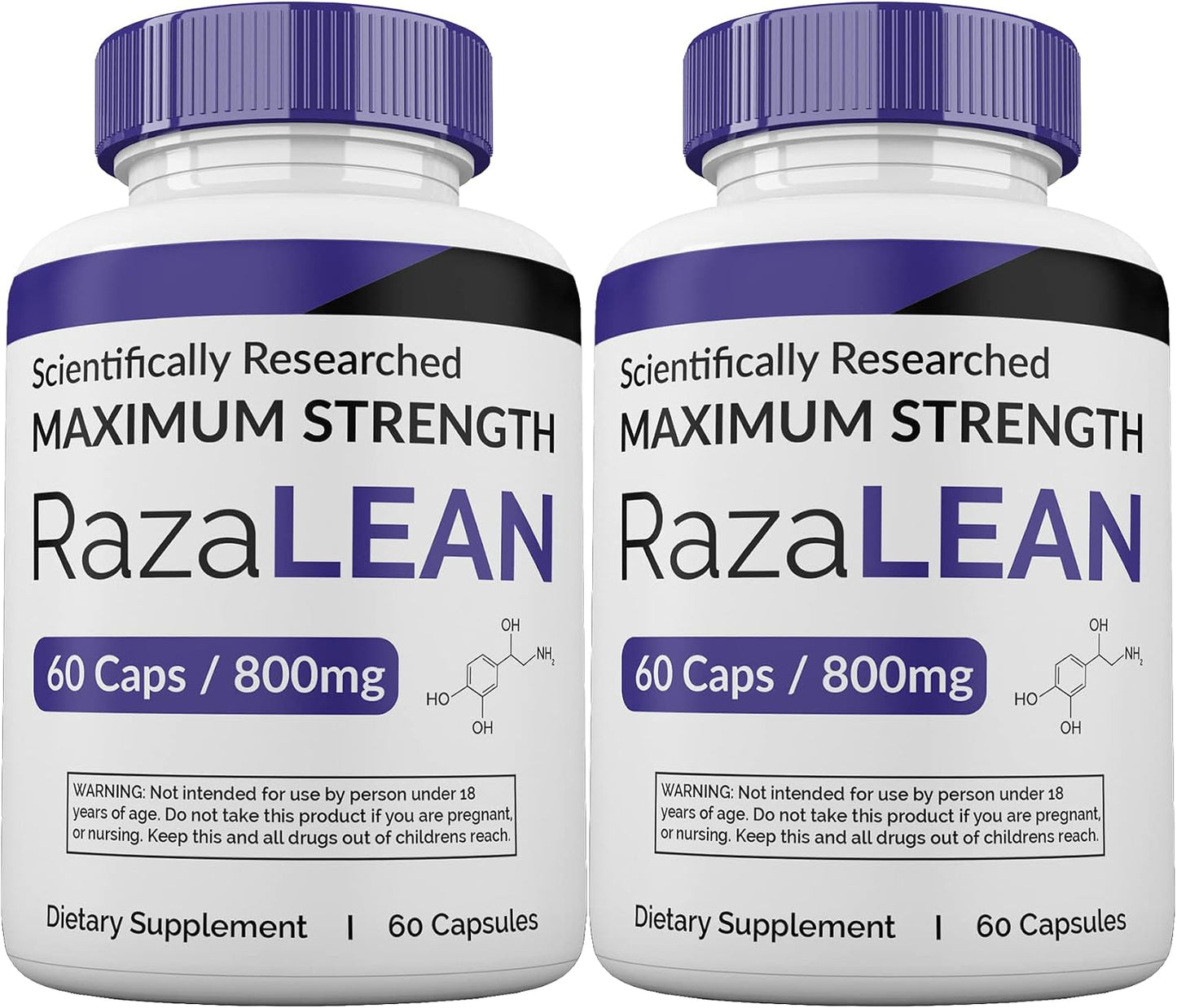 Gold Nutra RazaLean Pills (2 Pack) – 2 Month Supply - görsel 1