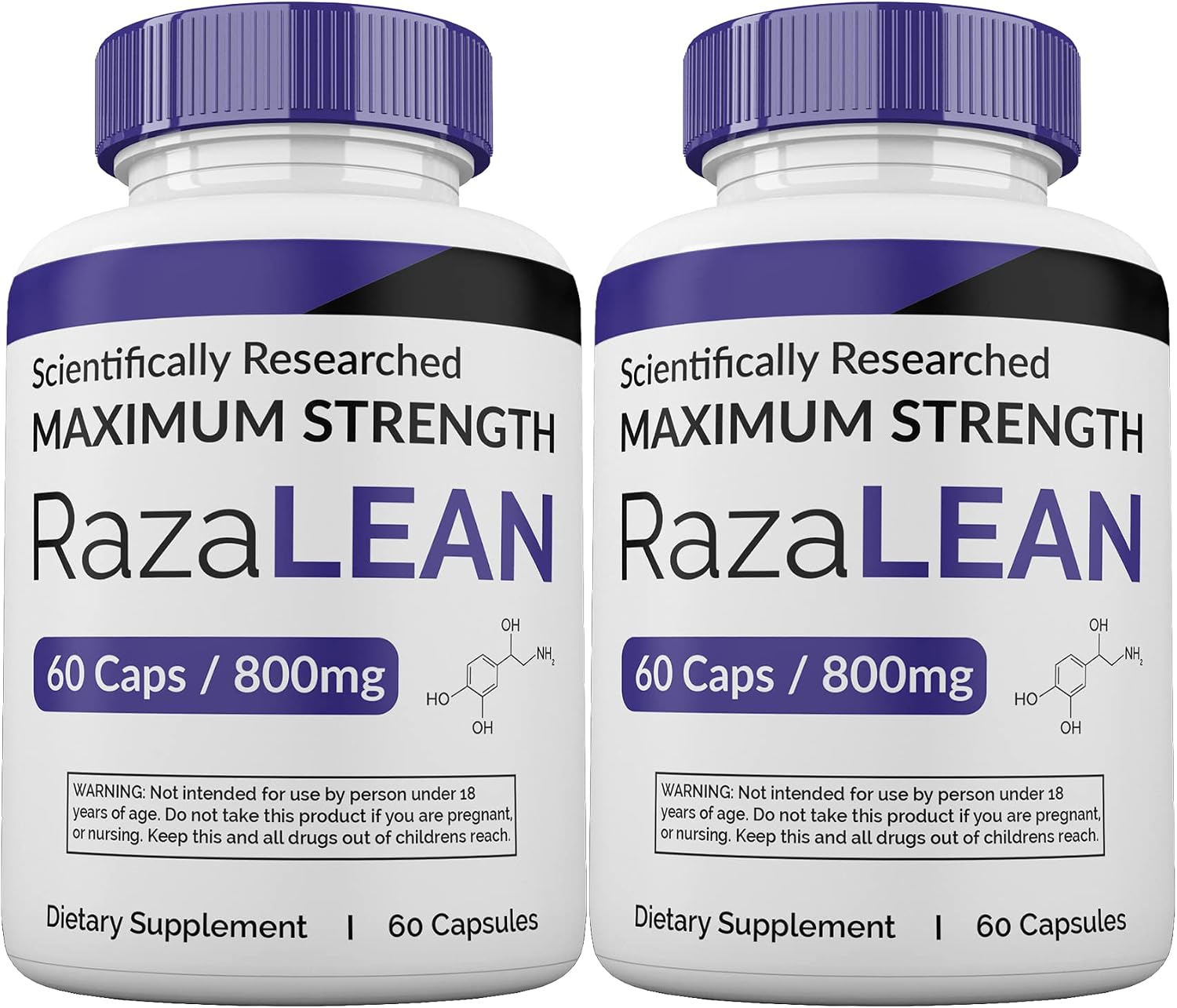 Gold Nutra RazaLean Pills (2 Pack) – 2 Month Supply - görsel 1